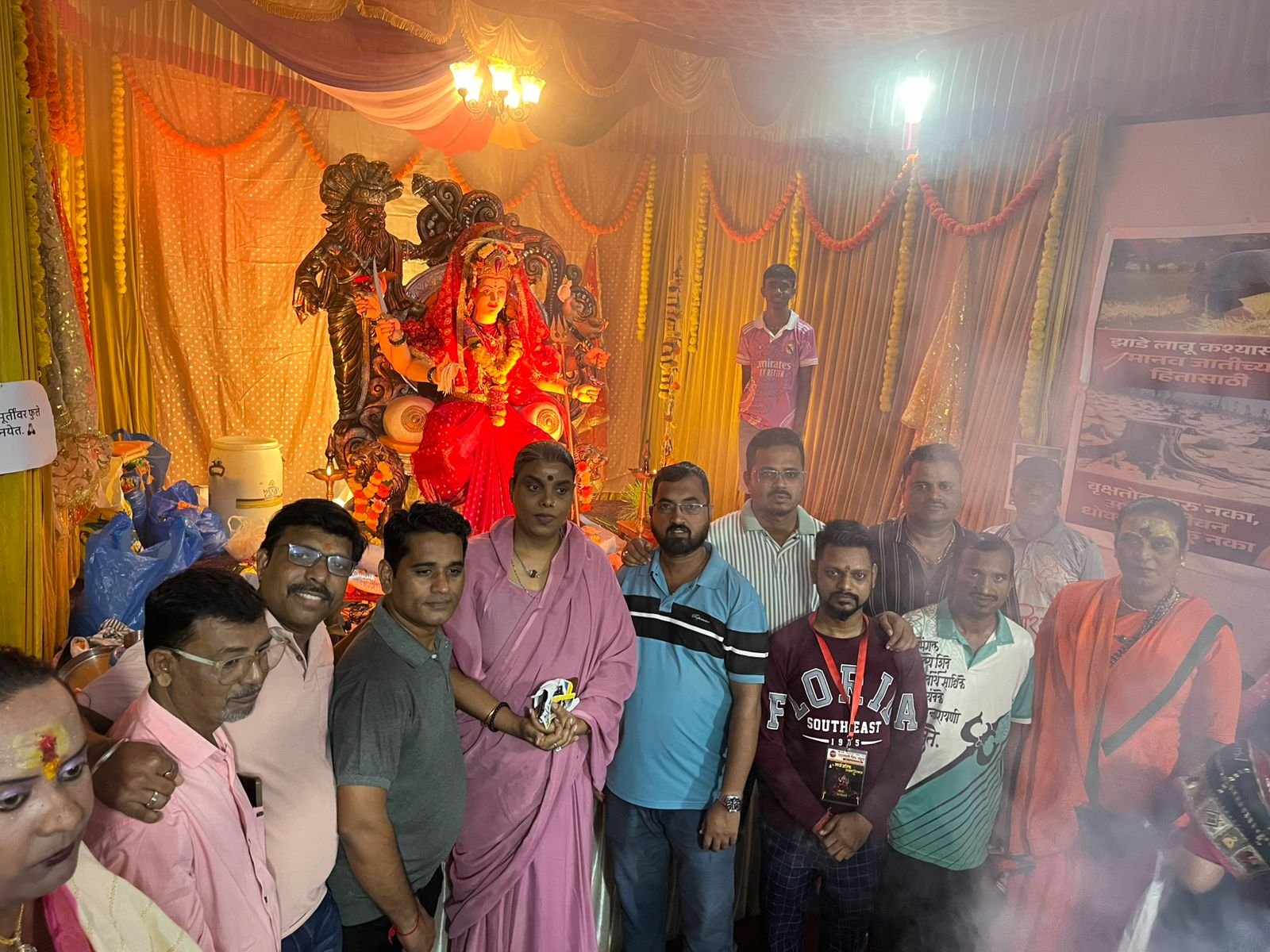 गौरीताई सावंत यांची  स्नेहभेट : नवरात्री मंडळ २०२५